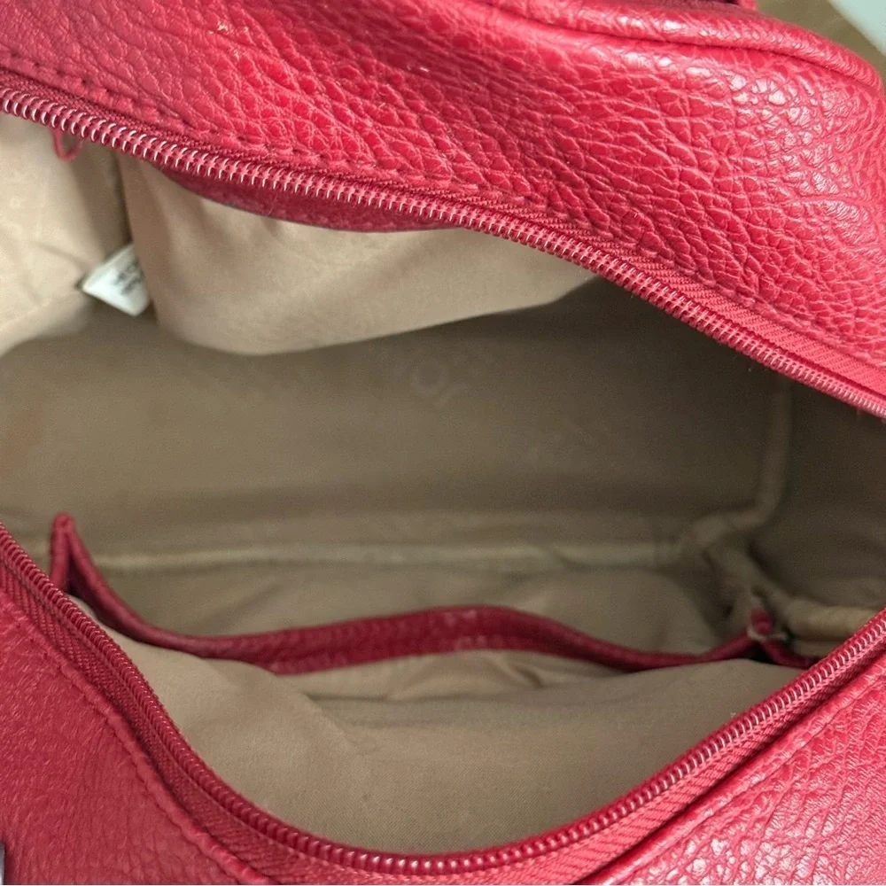 Jones New York Signature Red Mini Backpack Purse